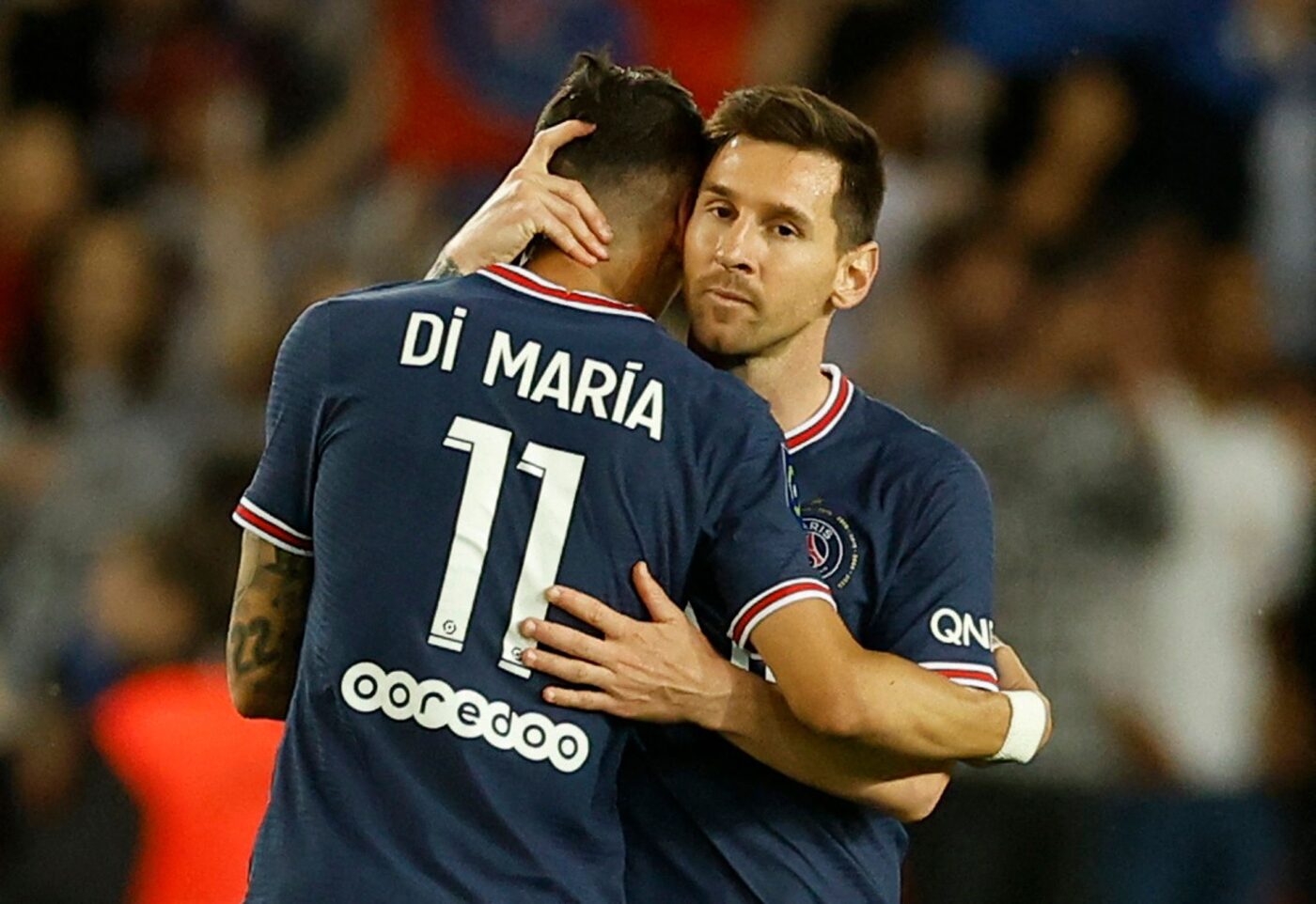 Messi và Di Maria với PSG